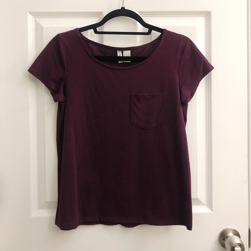 Purple H&M top